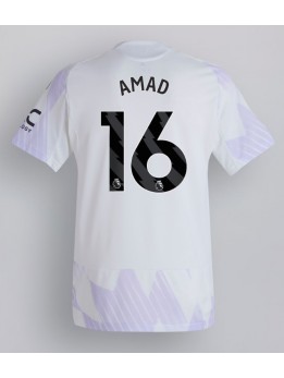 Manchester United Amad Diallo #16 Replika Borta Kläder 2025-26 Kortärmad